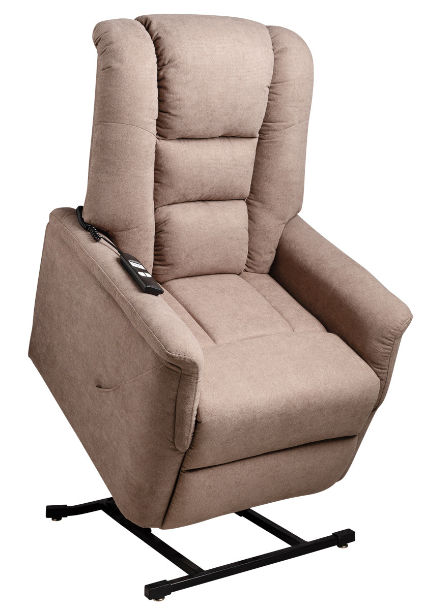 Relax en sta-op stoel verrijdbaar taupe F-402 (2-motorig) Finlandic
