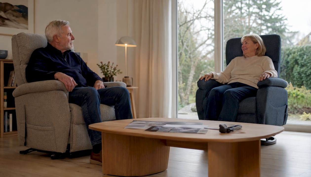 Kom langs in onze showroom en ervaar zelf het comfort van de Koppel relaxfauteuil.