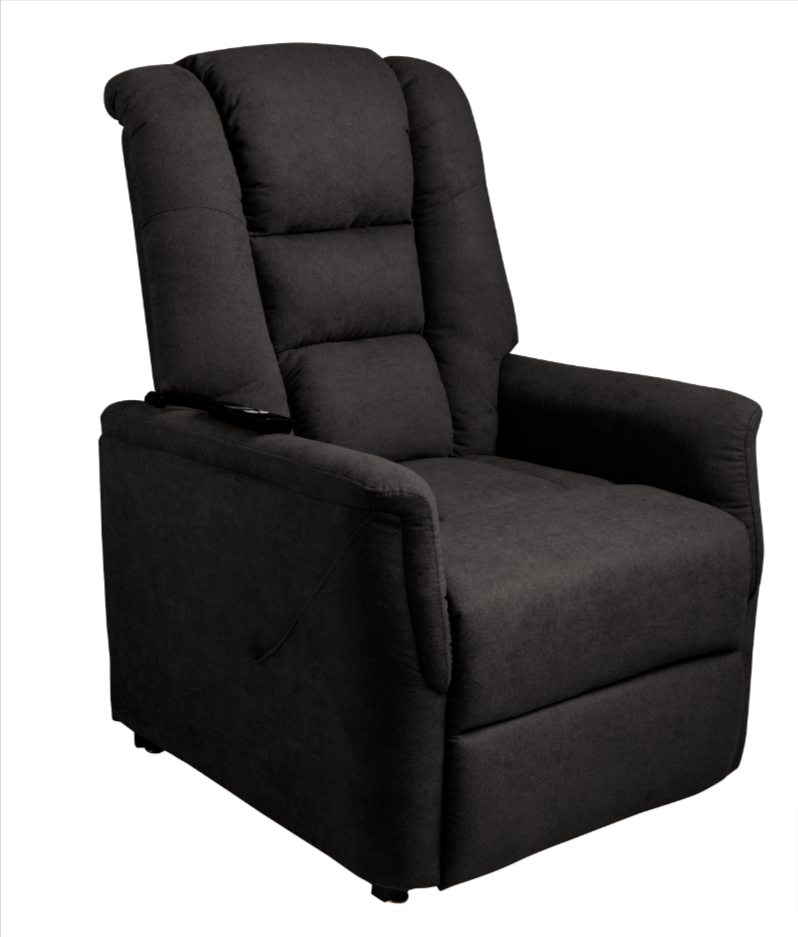 Relax en sta-op stoel verrijdbaar donkergrijs F-402 (2-motorig) Finlandic