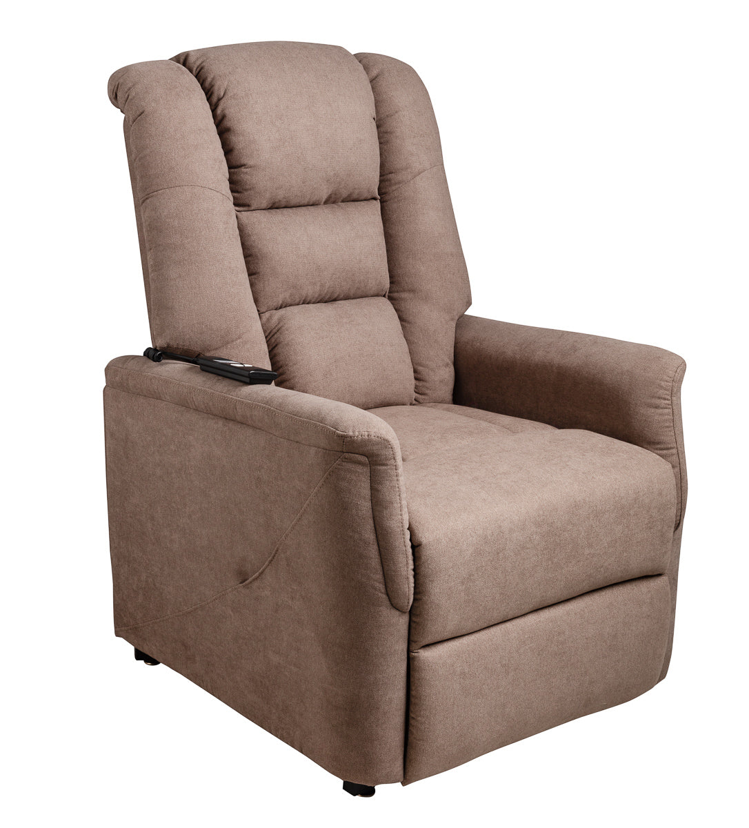 Relax en sta-op stoel verrijdbaar taupe F-402 (2-motorig) Finlandic