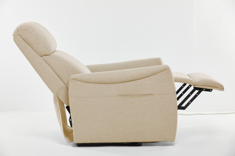 Relax en sta-op stoel F-601 lichtbeige (1-motorig) - Finlandic