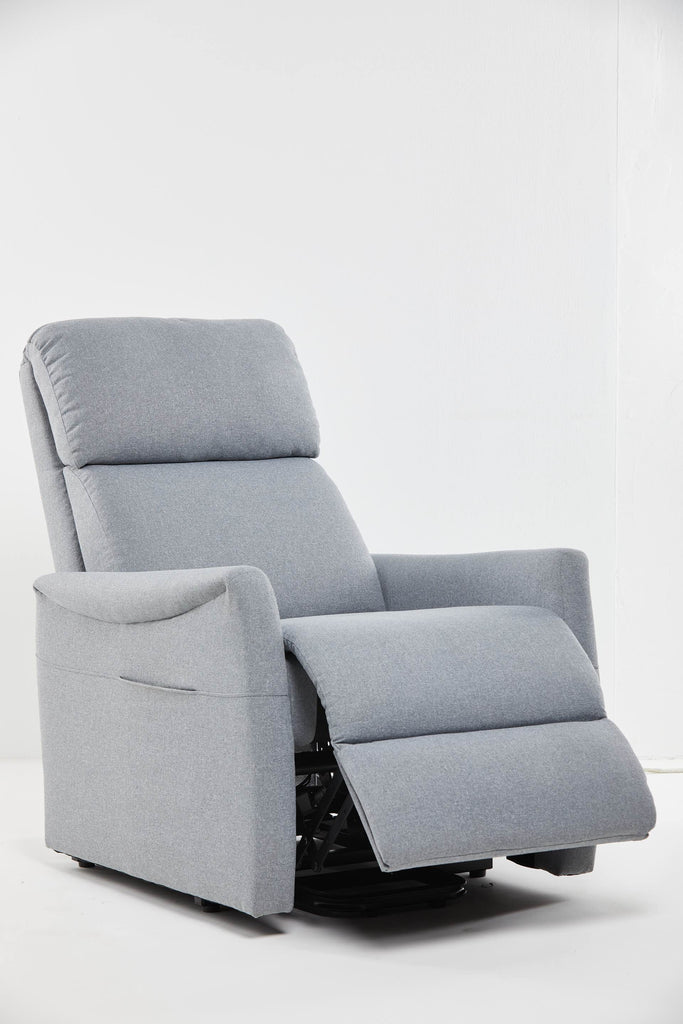 Relax en sta-op stoel F-601 lichtgrijs (1-motorig) - Finlandic