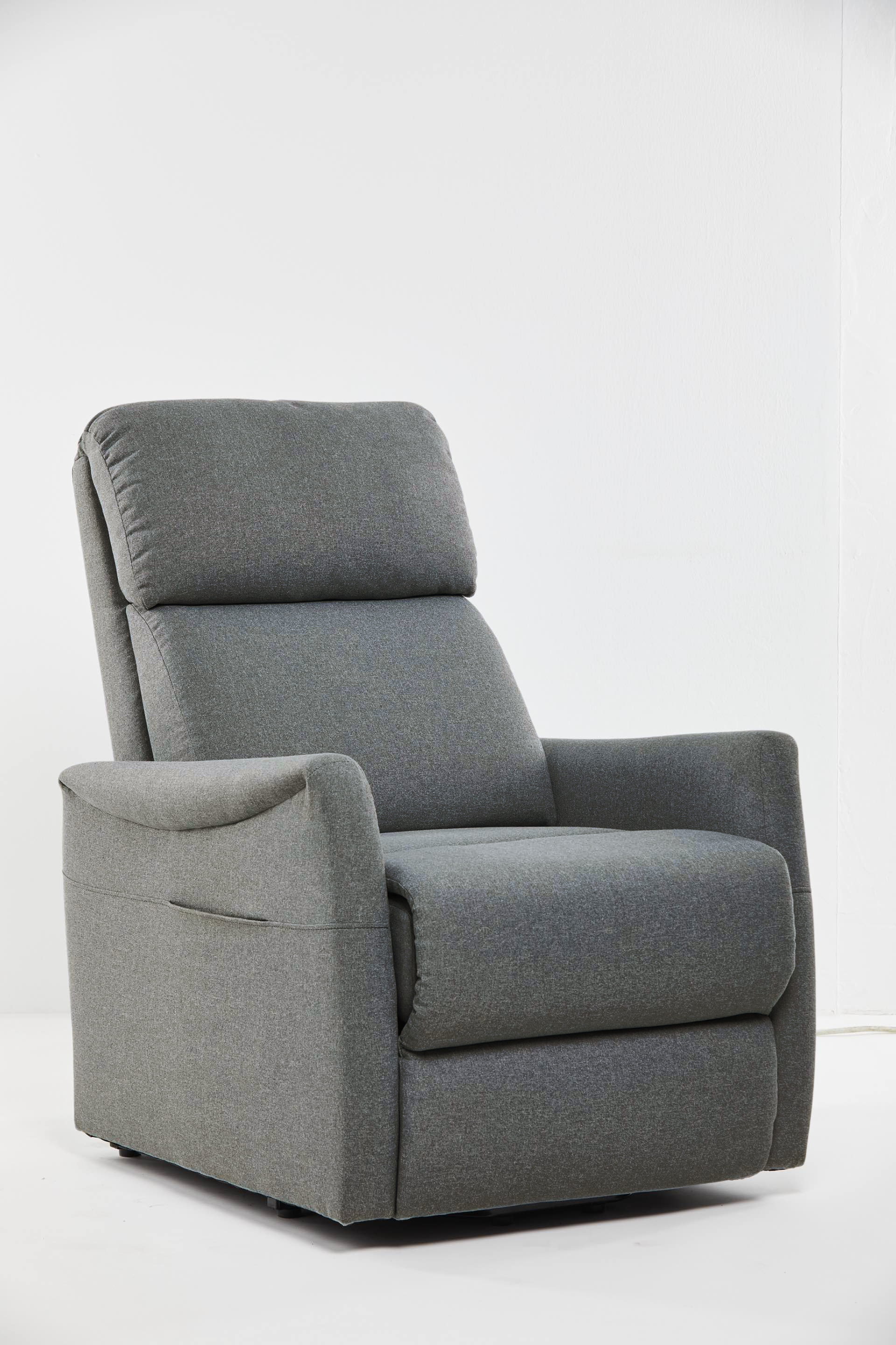 Relax en sta-op stoel F-601 grijs (1-motorig) - Finlandic