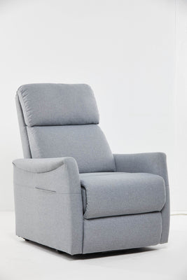 Relax en sta-op stoel F-601 lichtgrijs (1-motorig)