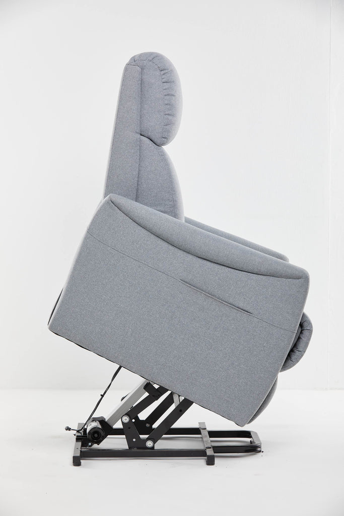 Relax en sta-op stoel F-601 lichtgrijs (1-motorig) - Finlandic