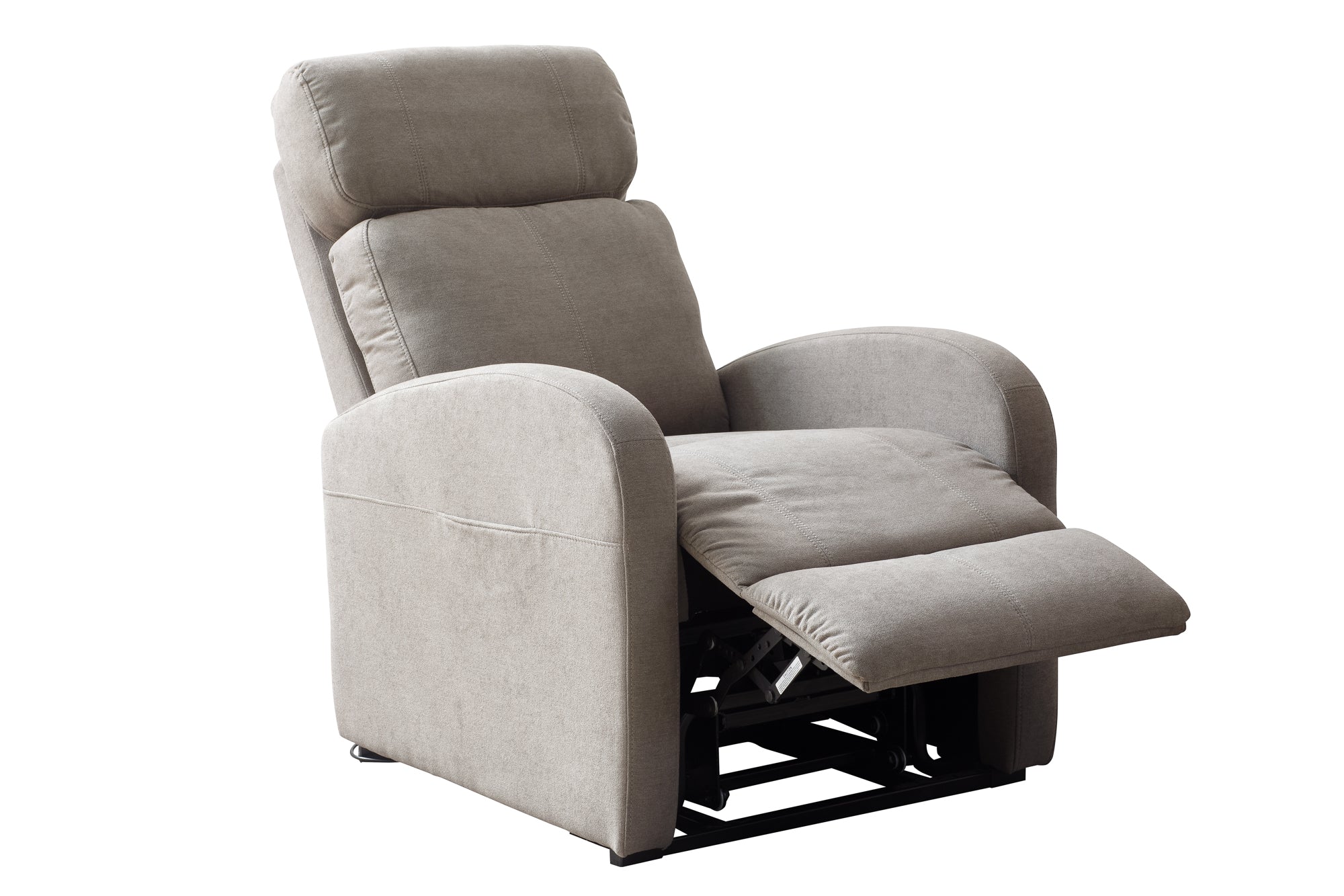 Relax en sta-op stoel F-201 taupe (1-motorig) - Finlandic