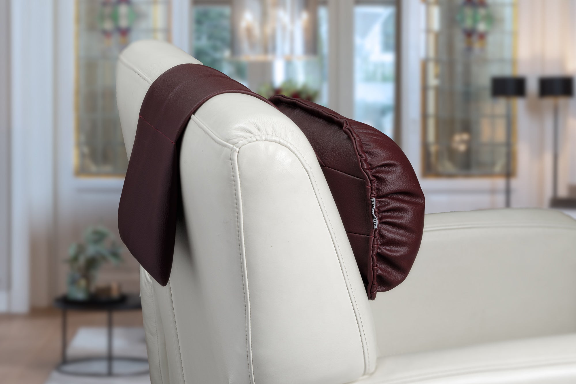 Hoofdkussen F03 bordeaux rood - Finlandic