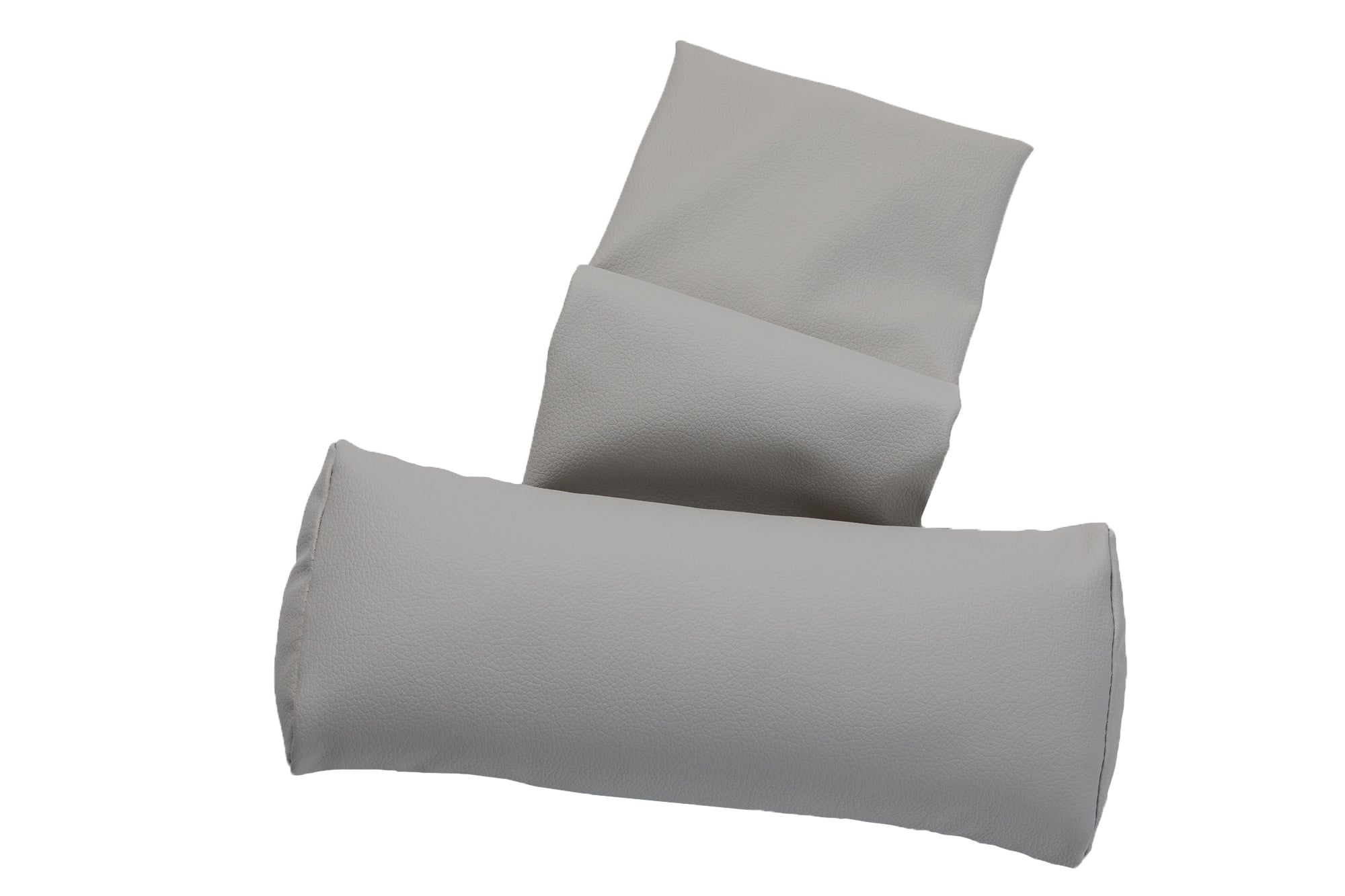 Hoofdkussen F02 reinigbaar kiezel beige PU leder - Finlandic
