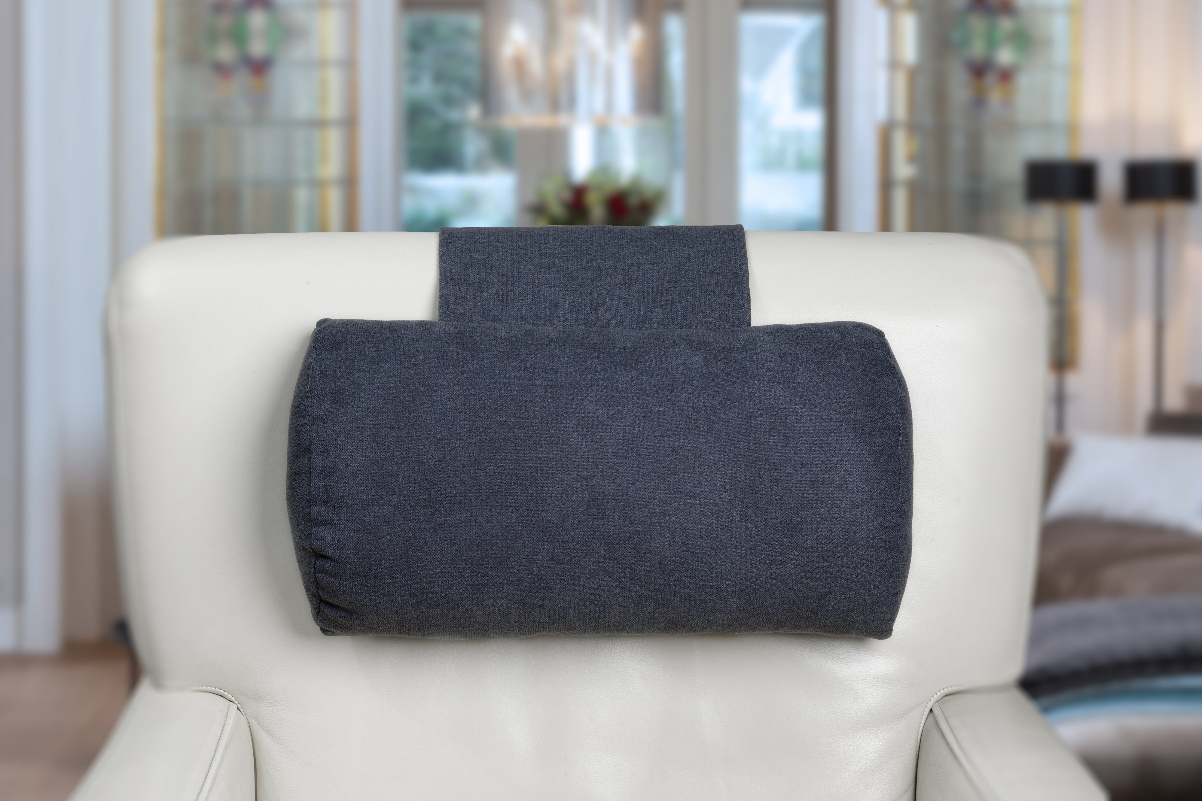 Hoofdkussen F01 blauwgrijs - voor relax fauteuil - Finlandic