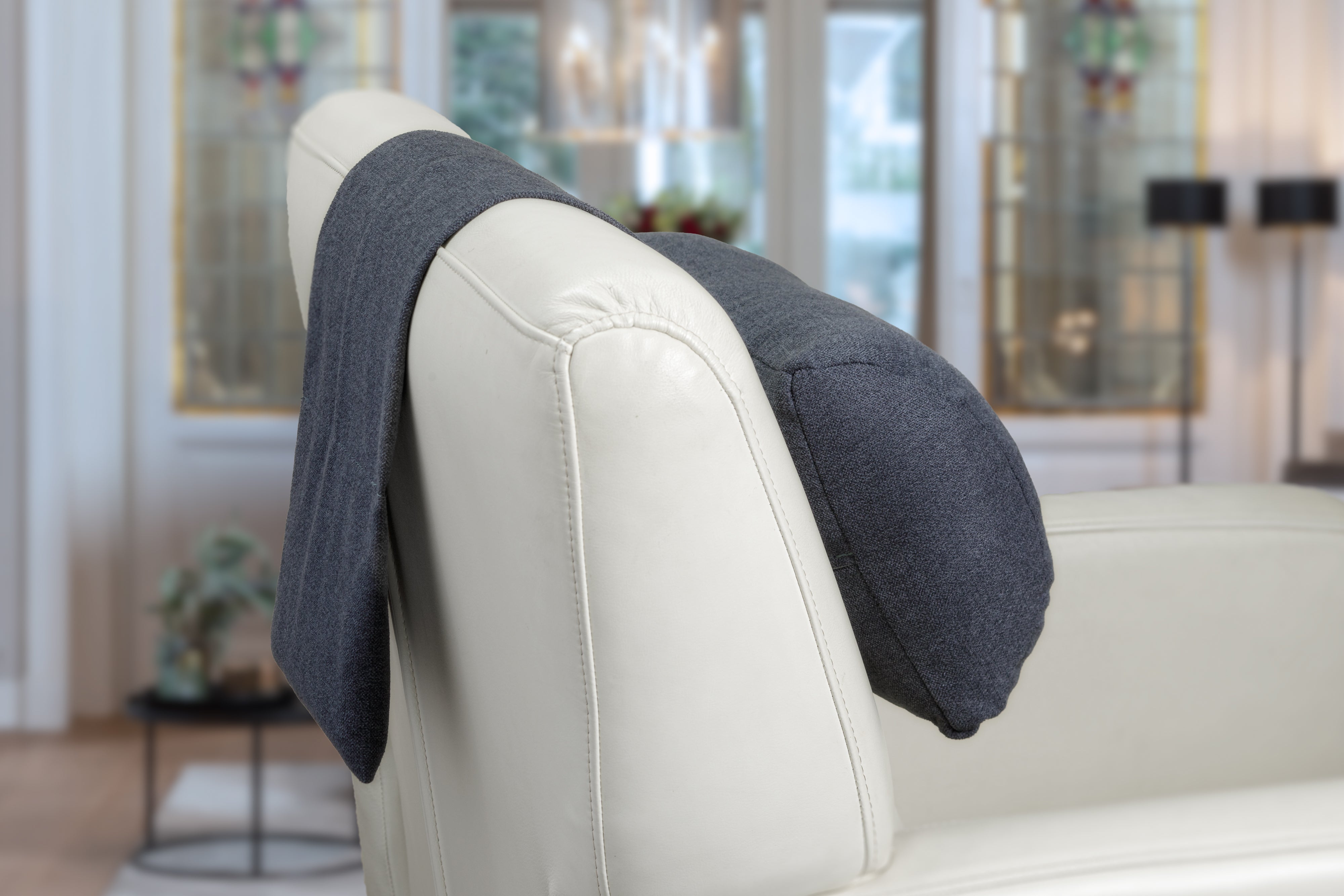 Hoofdkussen F01 blauwgrijs - voor relax fauteuil - Finlandic