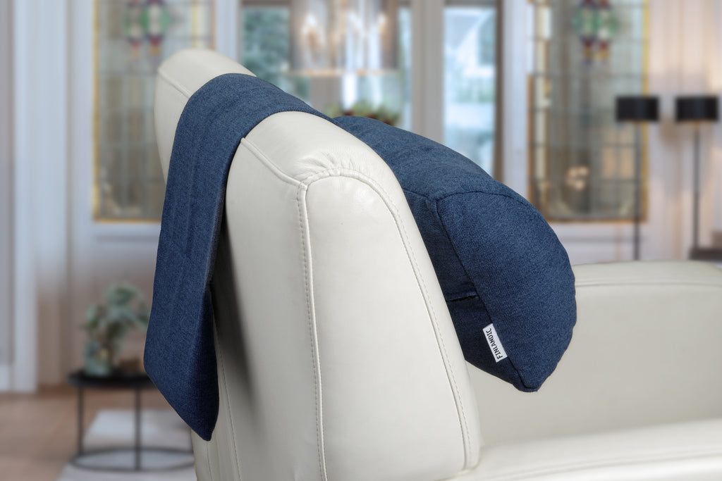 Hoofdkussen F01 blauw - voor relax fauteuil - Finlandic