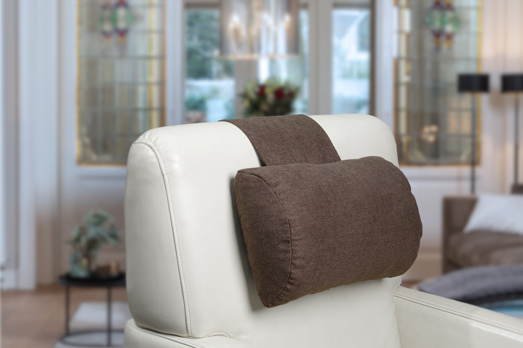 Hoofdkussen F01 bruin - voor relax fauteuil - Finlandic