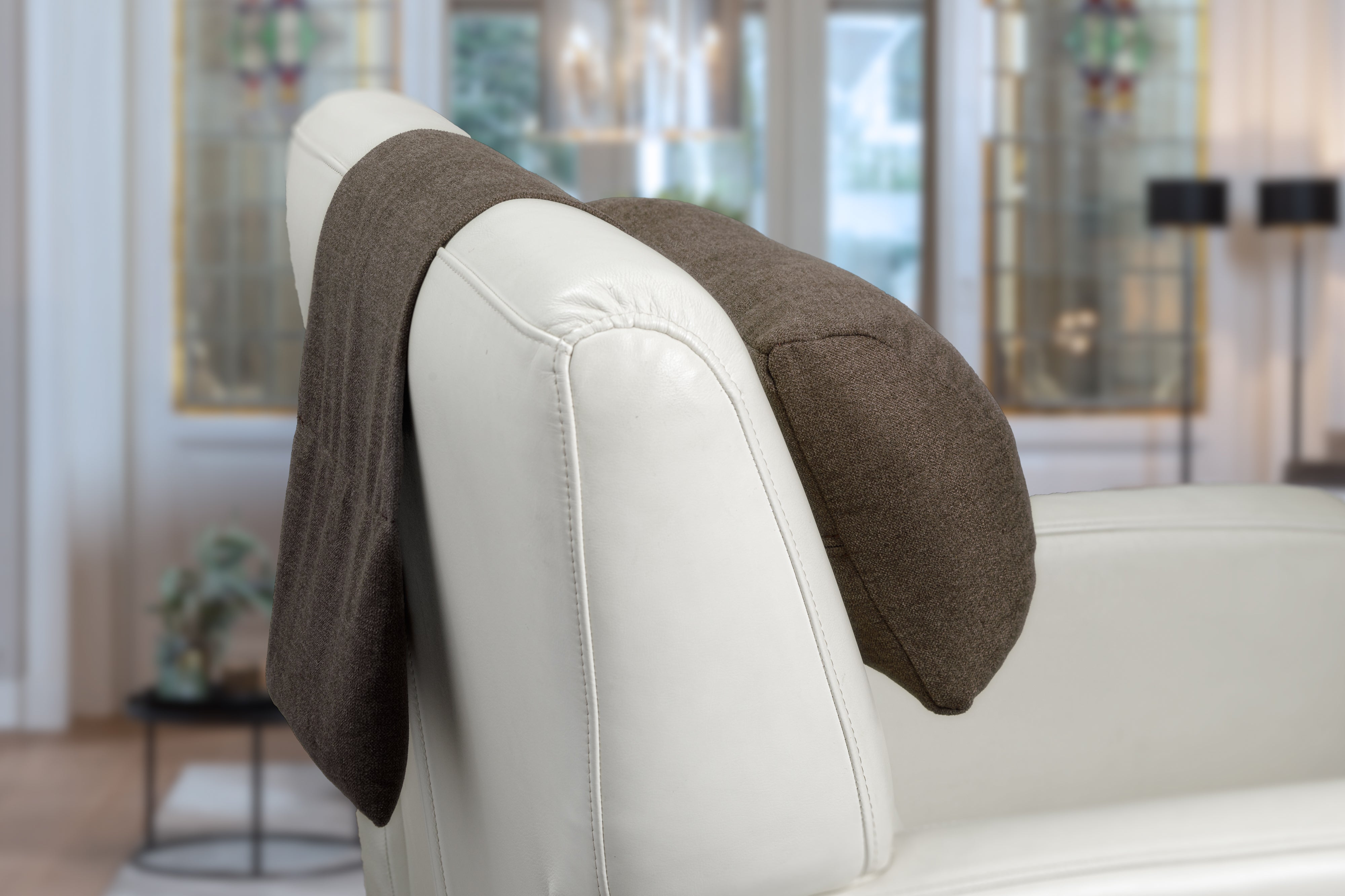 Hoofdkussen F01 bruin - voor relax fauteuil - Finlandic