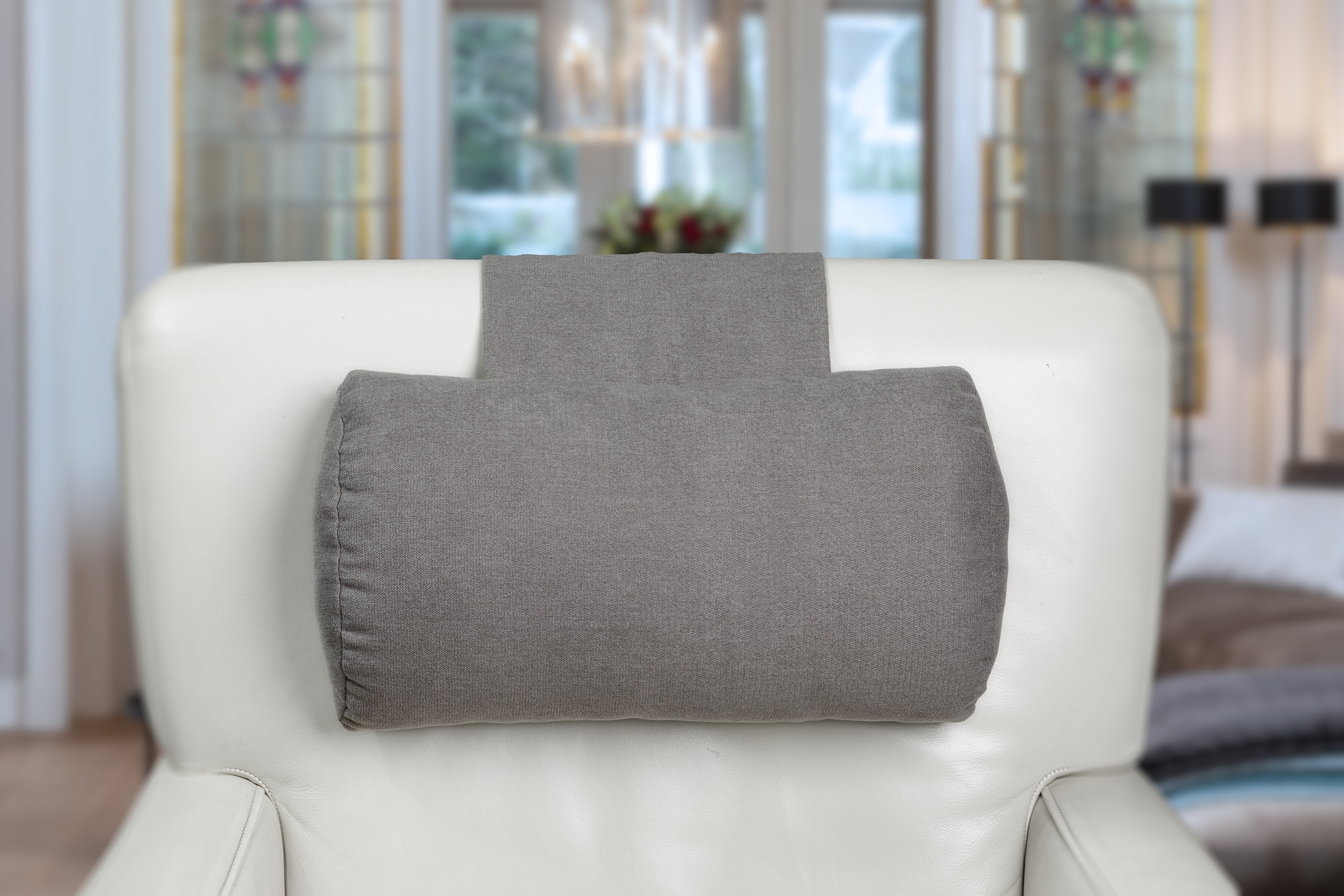 Hoofdkussen F01 taupe - voor relax fauteuil - Finlandic